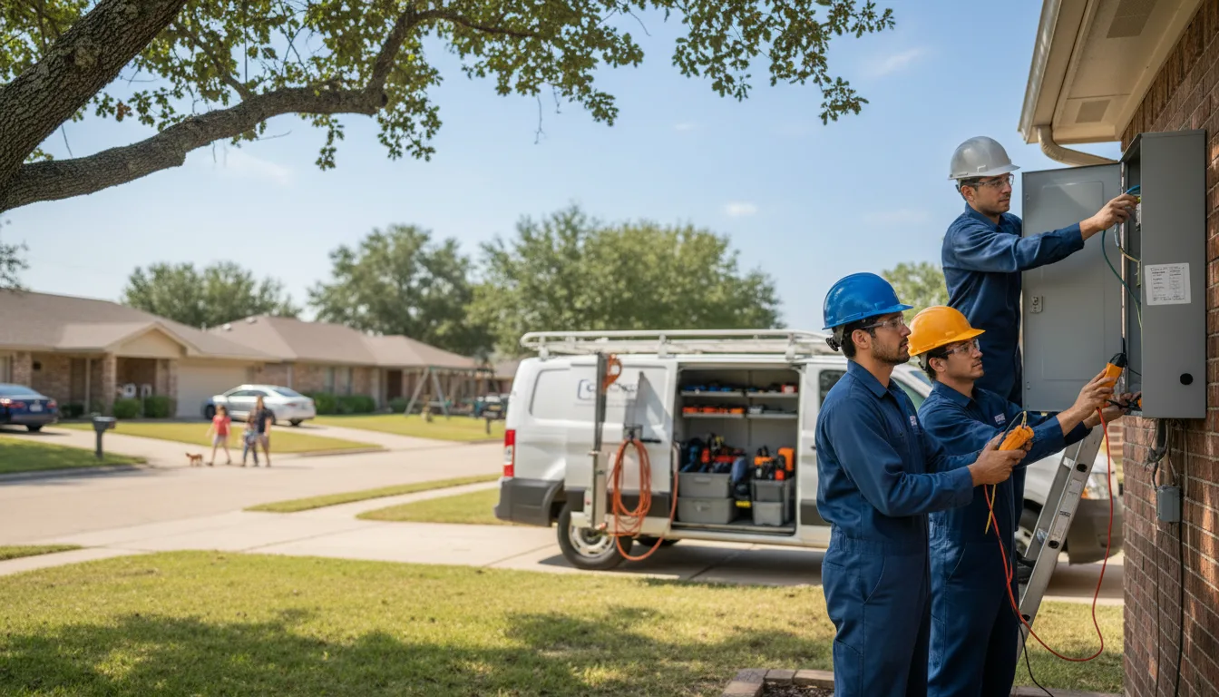 Certified electrician providing emergency electrical services in Edmondson, AR